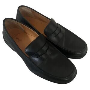 Polo Ralph Lauren Men's Size 11D Black Leather Penny Loafer Slip On Dress Shoe